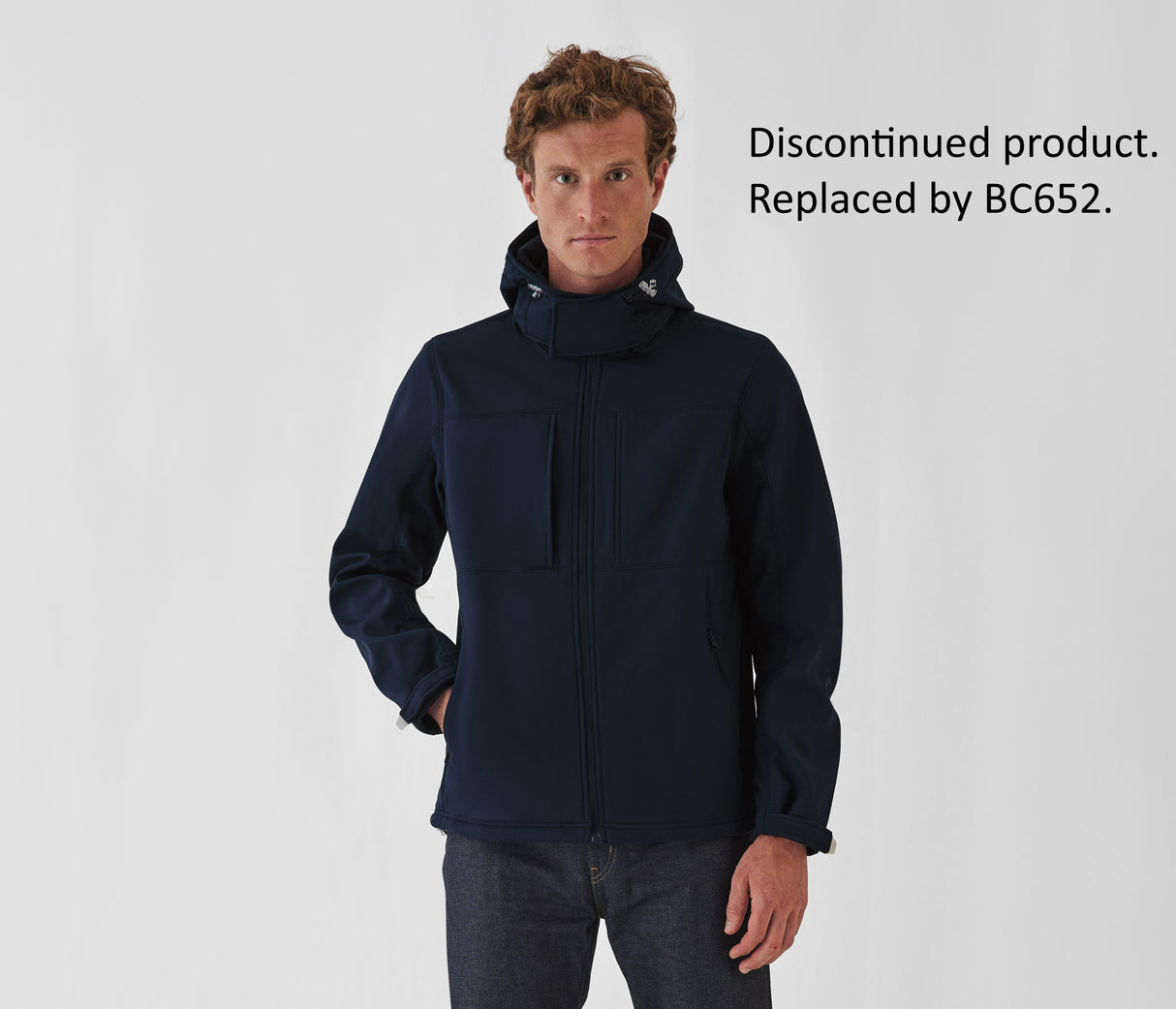 B&C HOODED SOFTSHELL MEN
