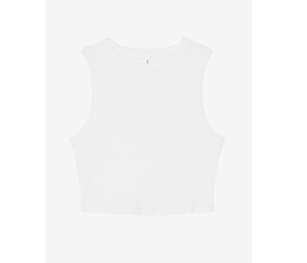 BELLA + CANVAS WOMEN'S MICRO RIB MUSCLE CROP TANK