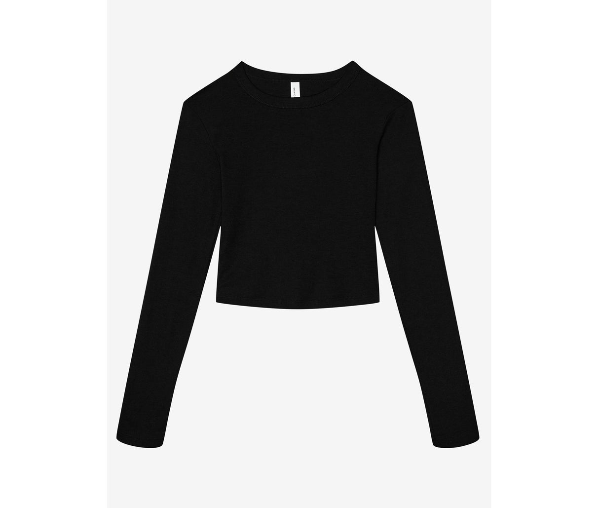 BELLA + CANVAS WOMEN'S MICRO RIB LONG SLEEVE BABY TEE