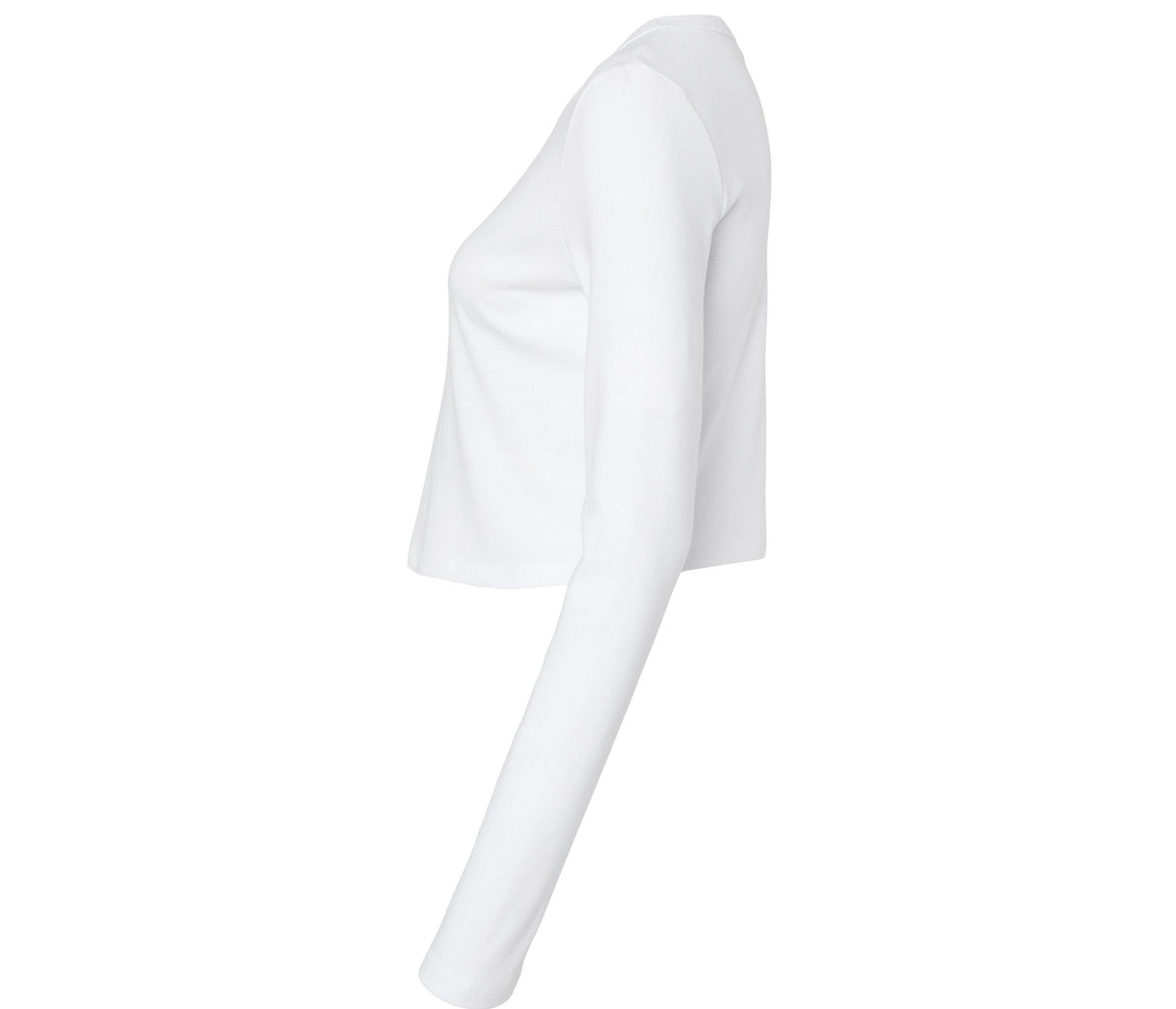 BELLA + CANVAS WOMEN'S MICRO RIB LONG SLEEVE BABY TEE