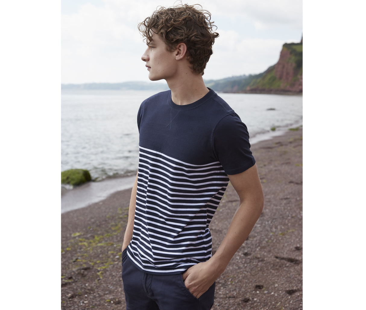 FRONT ROW SHORT SLEEVE BRETON T