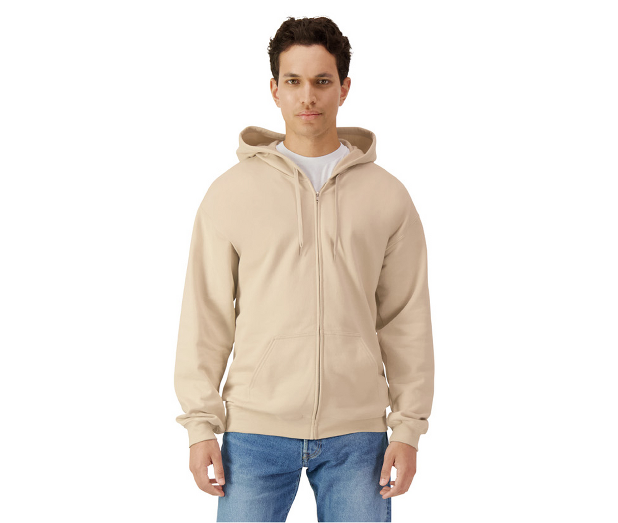 GILDAN SOFTSTYLE MIDWEIGHT FLEECE ADULT FULL ZIP HOODED SWEATSHIRT