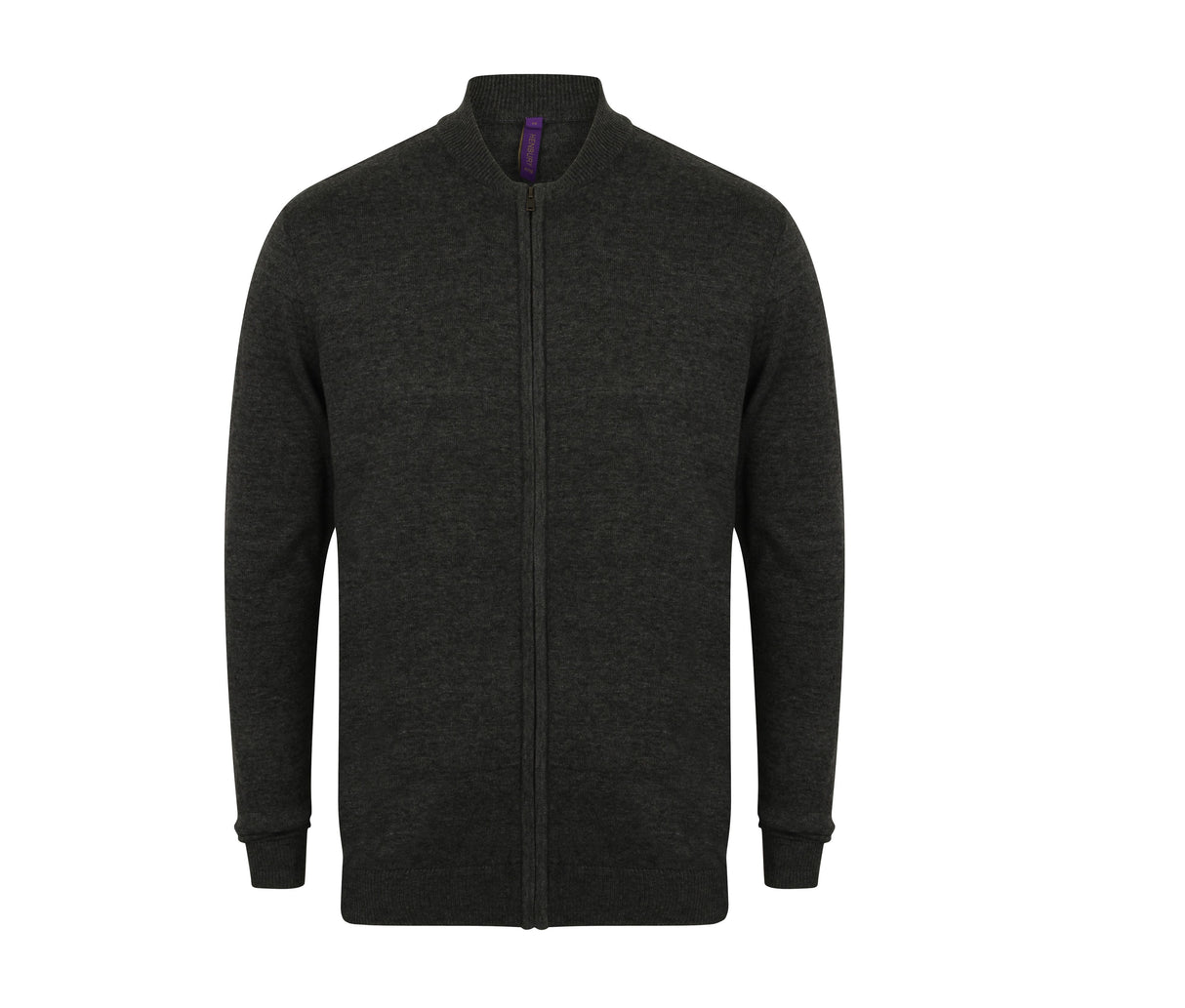 HENBURY UNISEX KNITTED BOMBER JACKET