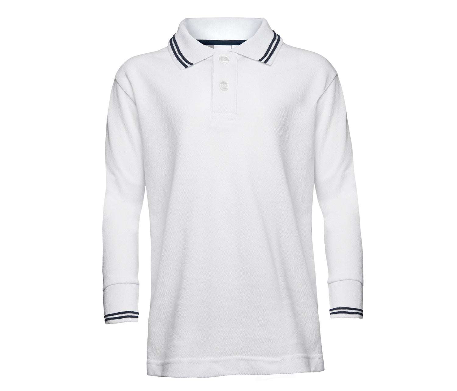 KIDS’ LONG SLEEVE PIQUÉ POLO SHIRT