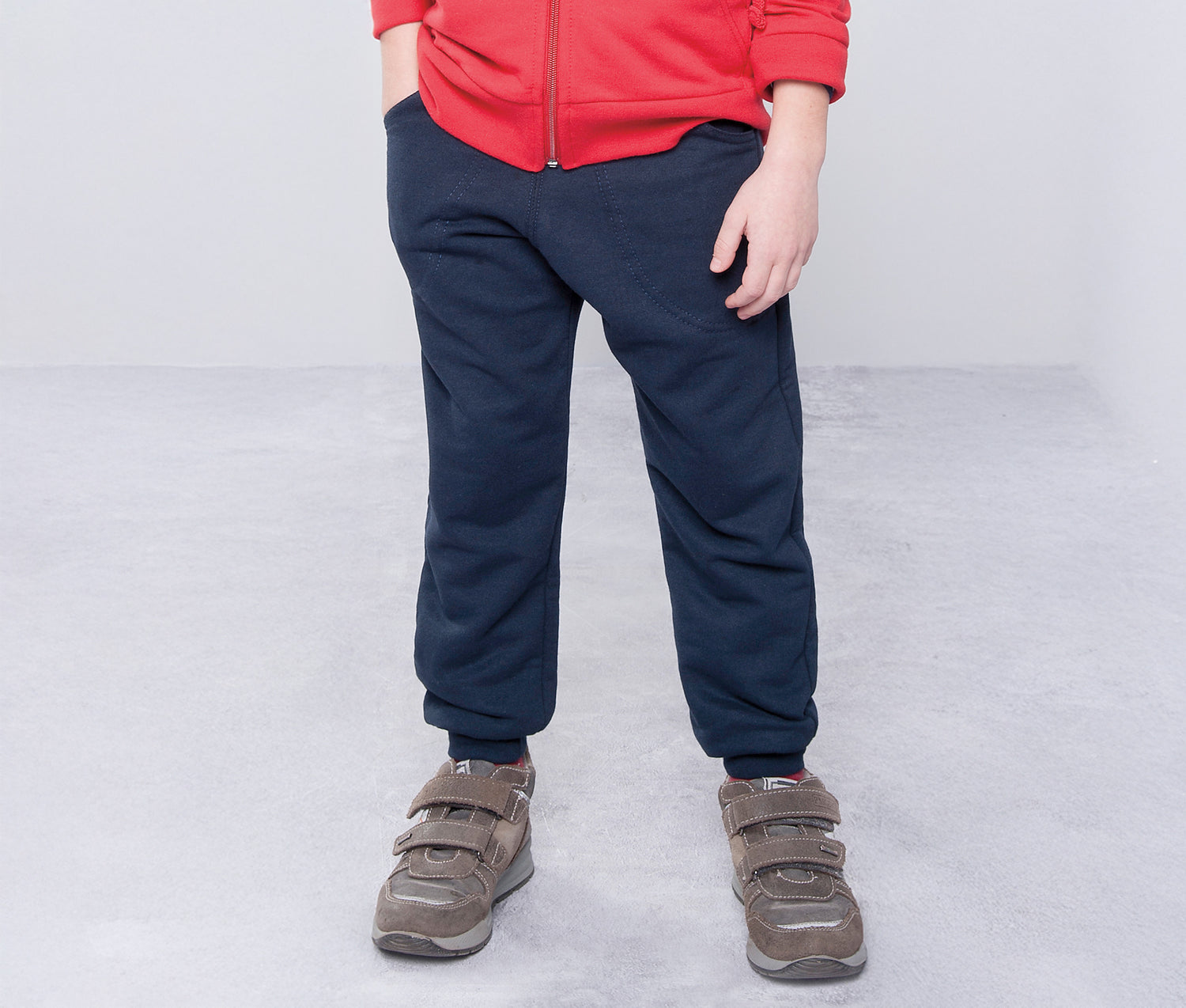 VESTI KIDS ELASTICATED RIB CUFF PANTS