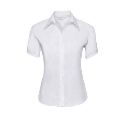 LADIES' SHORT SLEEVE TAILORED ULTIMATE NON-IRON SHIRT