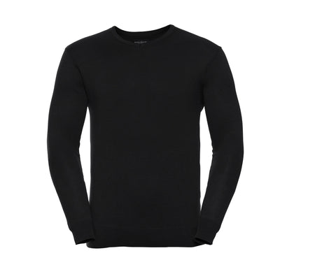 MEN'S V-NECK KNITTED PULLOVER