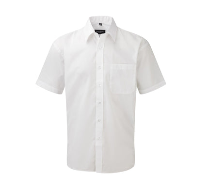 MEN'S SHORT SLEEVE CLASSIC POLYCOTTON POPLIN SHIRT