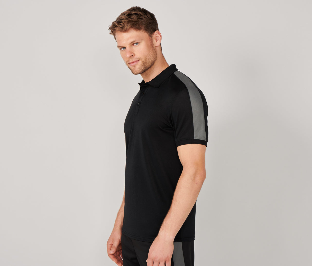 FINDEN HALES ADULTS CONTRAST PANEL POLO