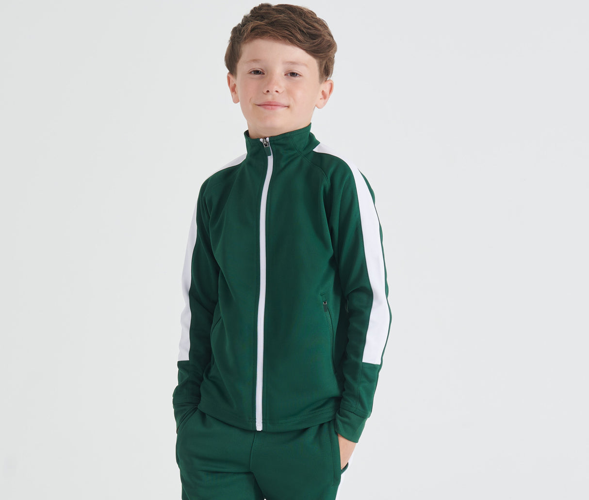FINDEN HALES KID'S KNITTED TRACKSUIT TOP