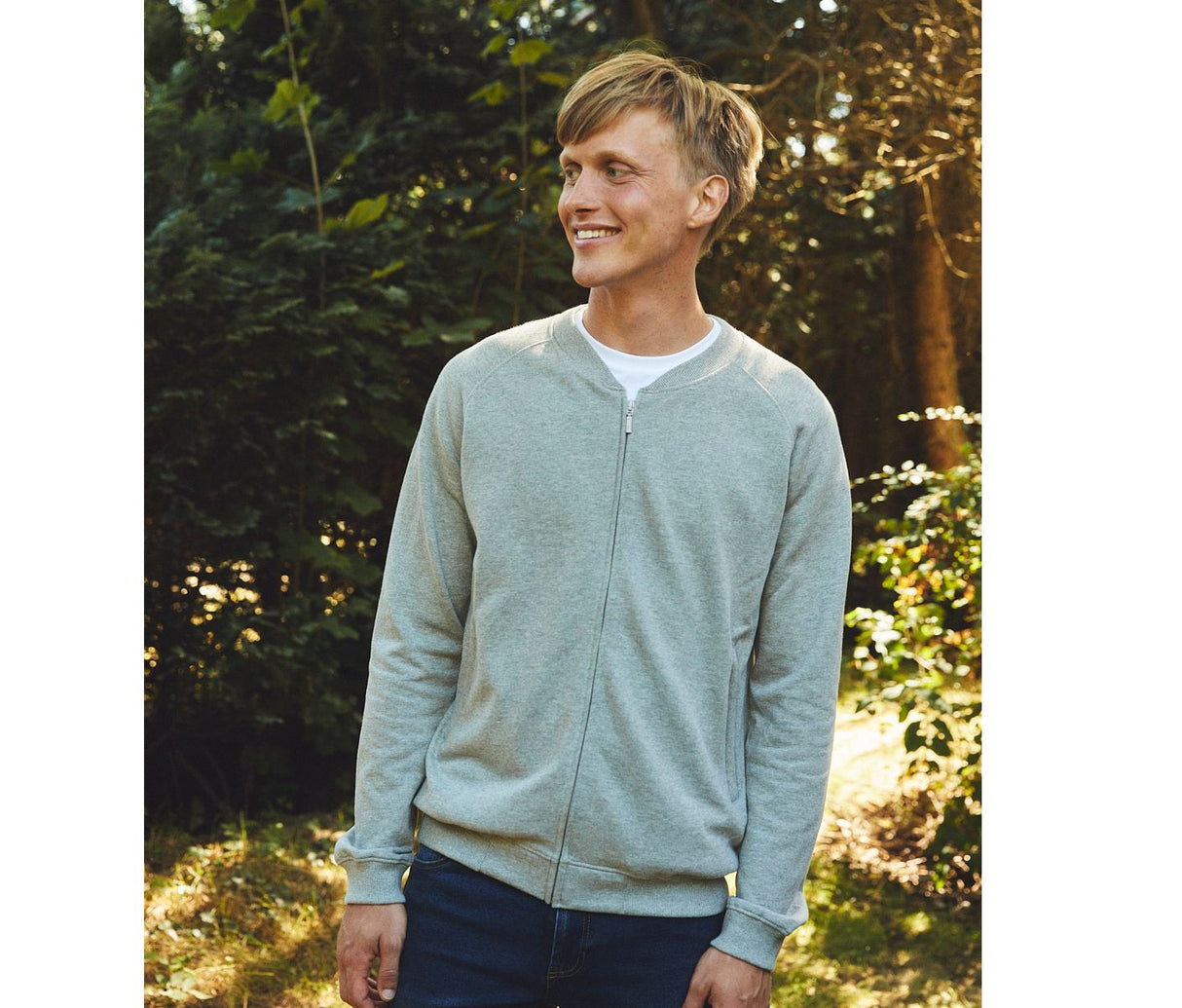 NEUTRAL UNISEX JACKET WITH ZIP