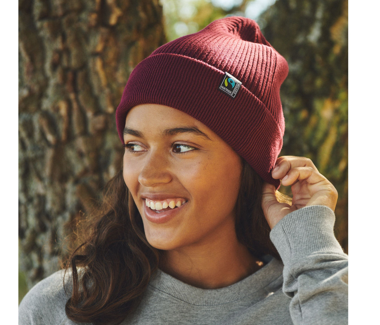 NEUTRAL MIXED KNIT BEANIE