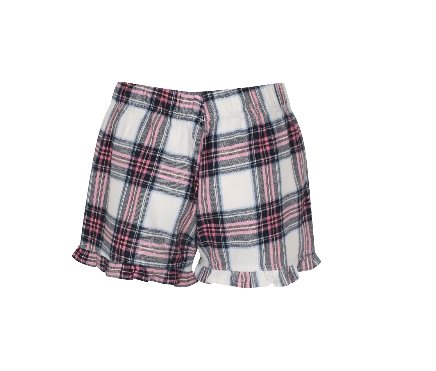 SF CLOTHING LADIES TARTAN SHORTS