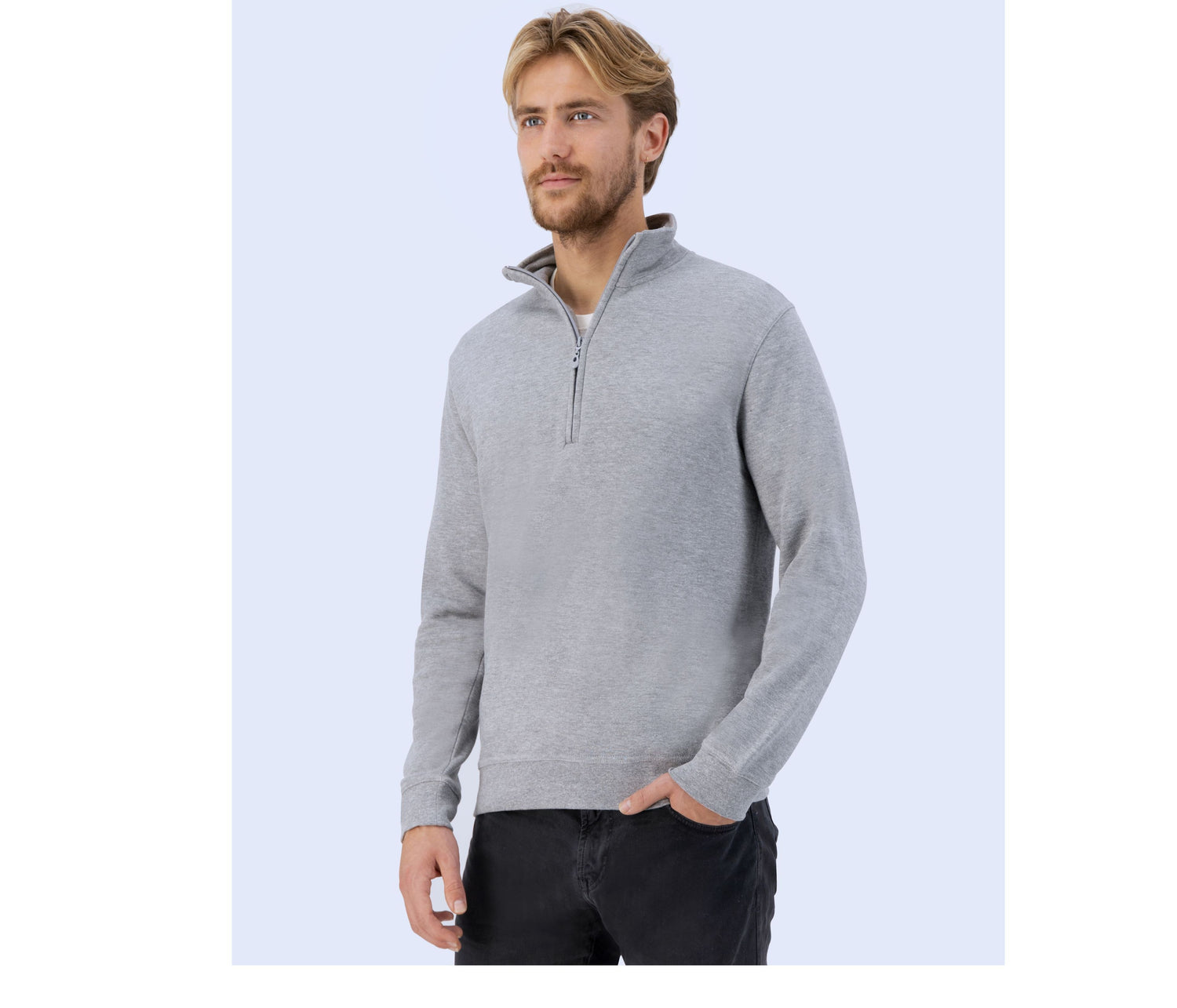 MEN'S QUARTER ZIP SWEATSHIRT