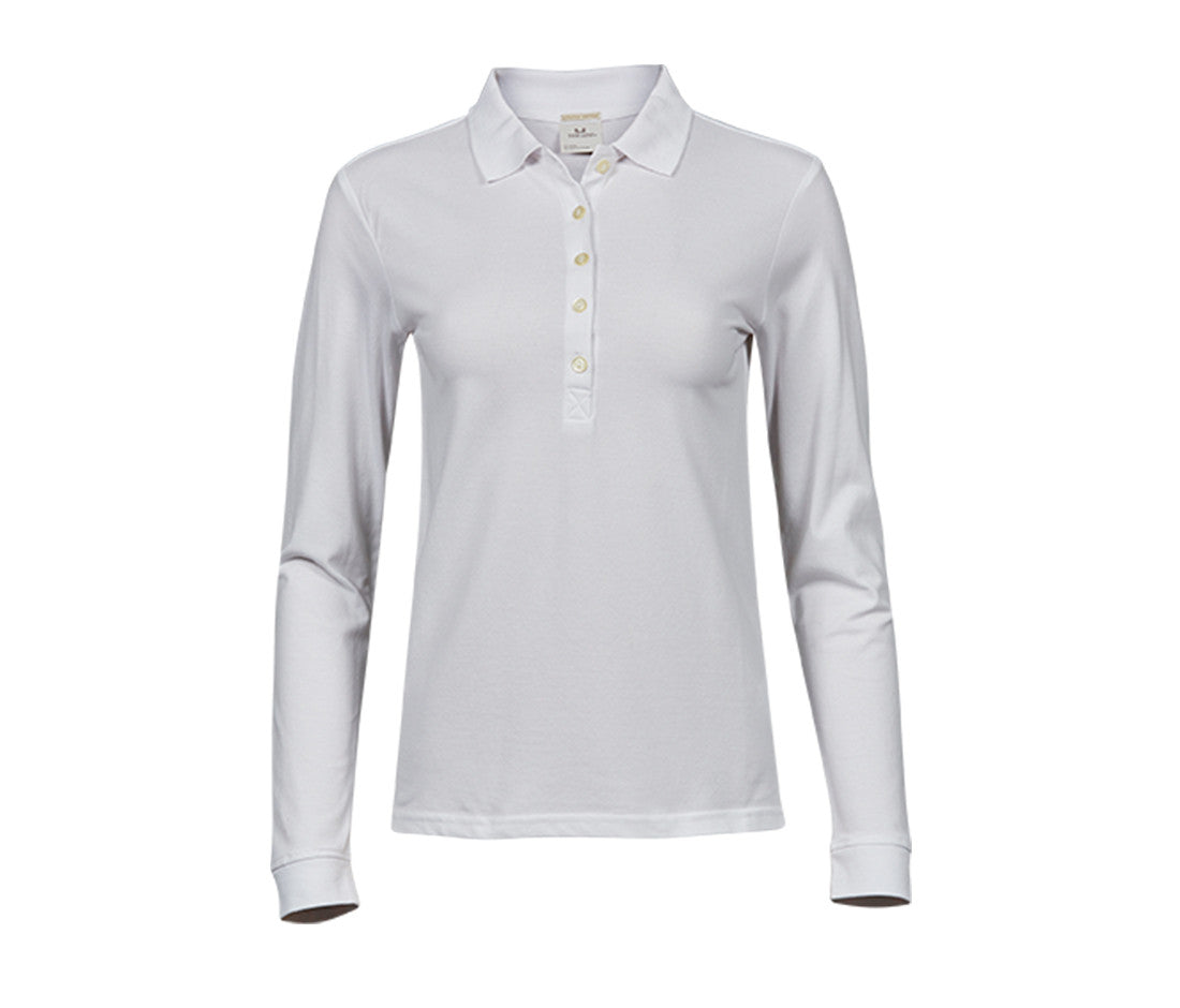 TEE JAYS LADIES LUXURY STRETCH LONG SLEEVE POLO