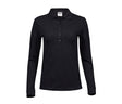 LADIES LUXURY STRETCH LONG SLEEVE POLO