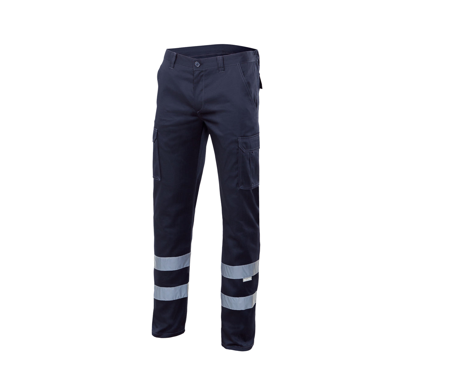 VELILLA MULTI-POCKET STRETCH TROUSERS WITH REFLECTIVE TAPE