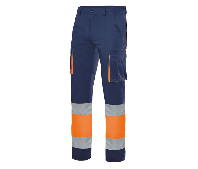 TWO-TONE HIGH VISIBILITY MULTI-POCKET TROUSERS