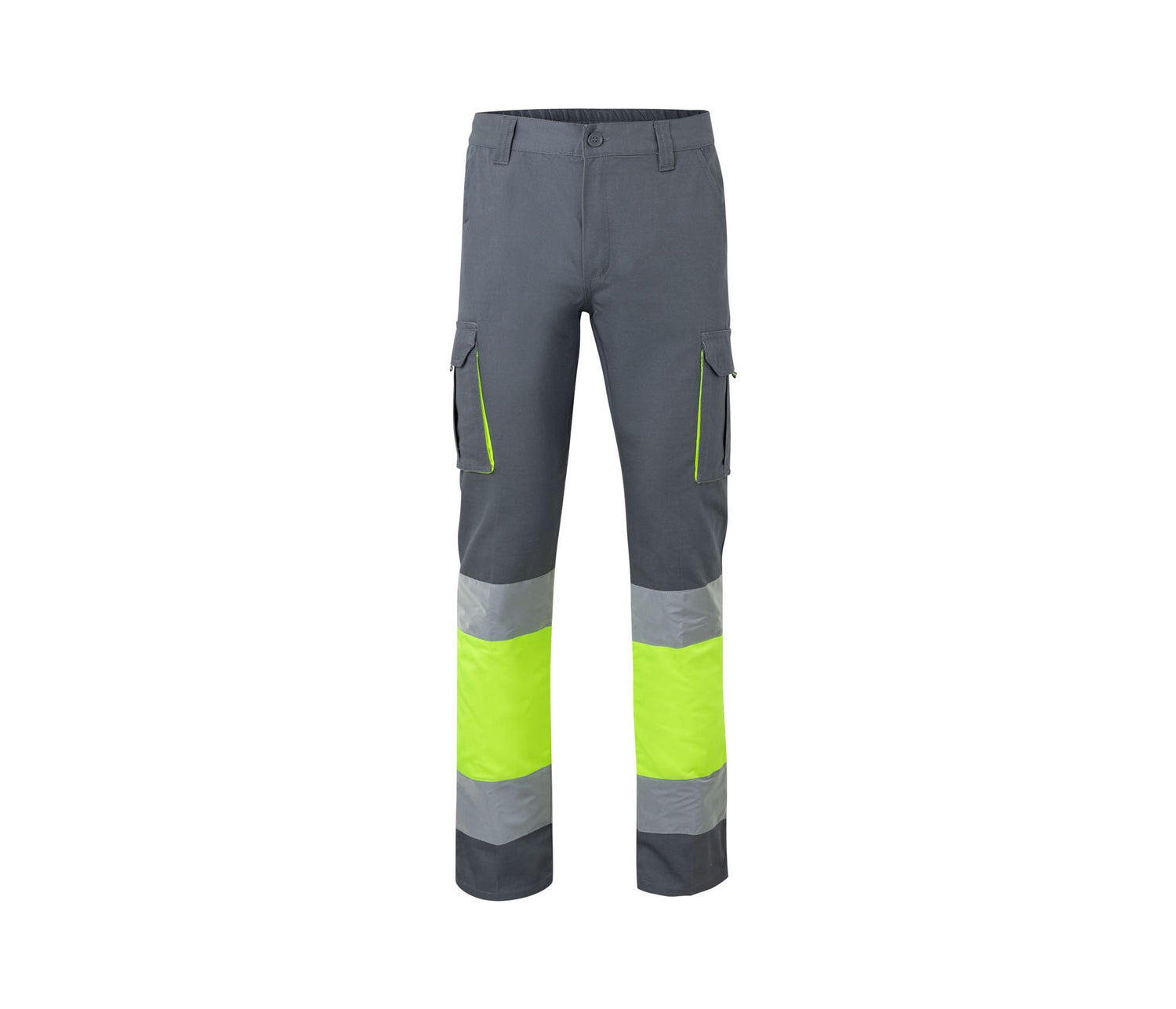 VELILLA TWO-TONE HIGH VISIBILITY MULTI-POCKET TROUSERS