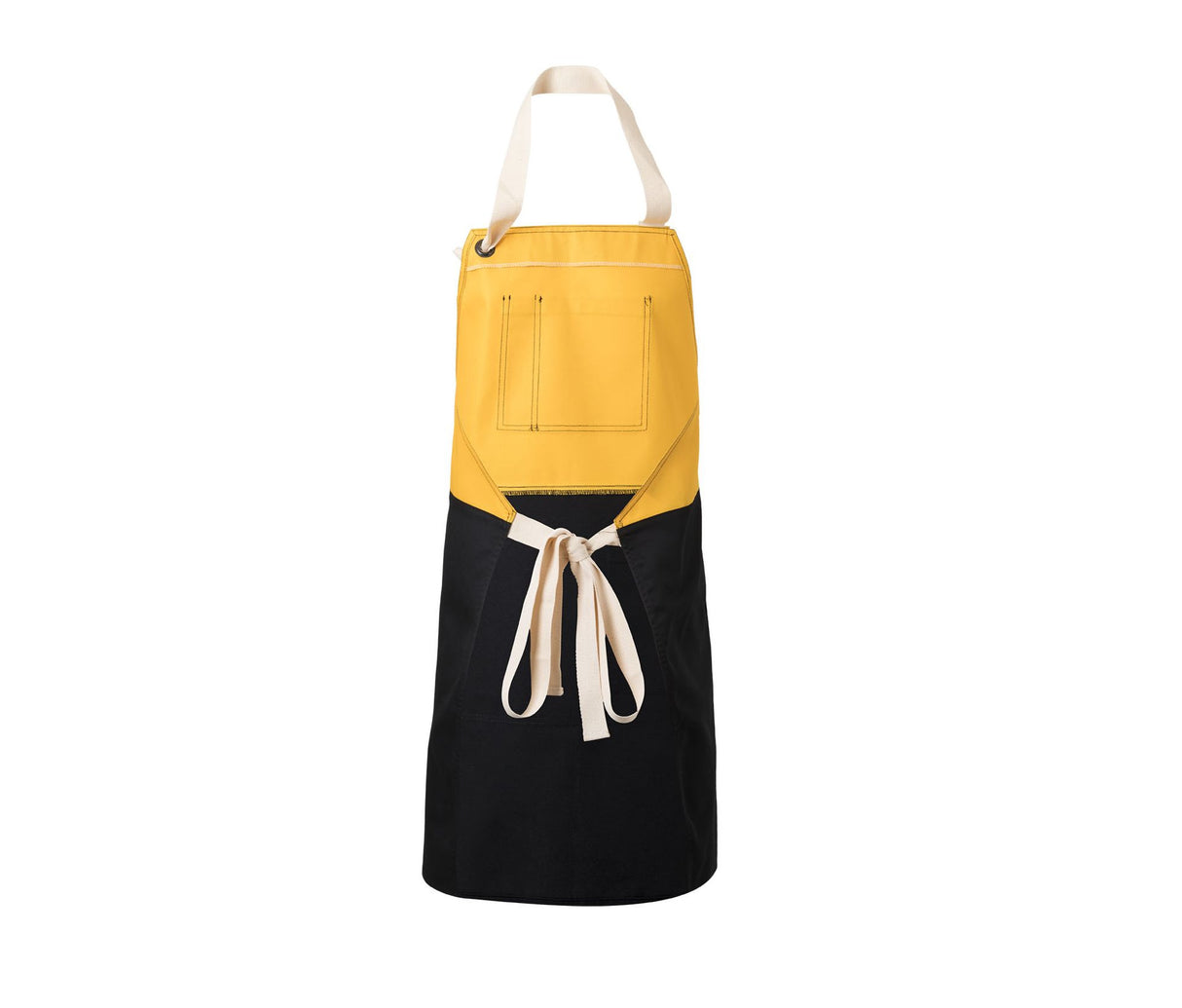 Two-toned bib apron