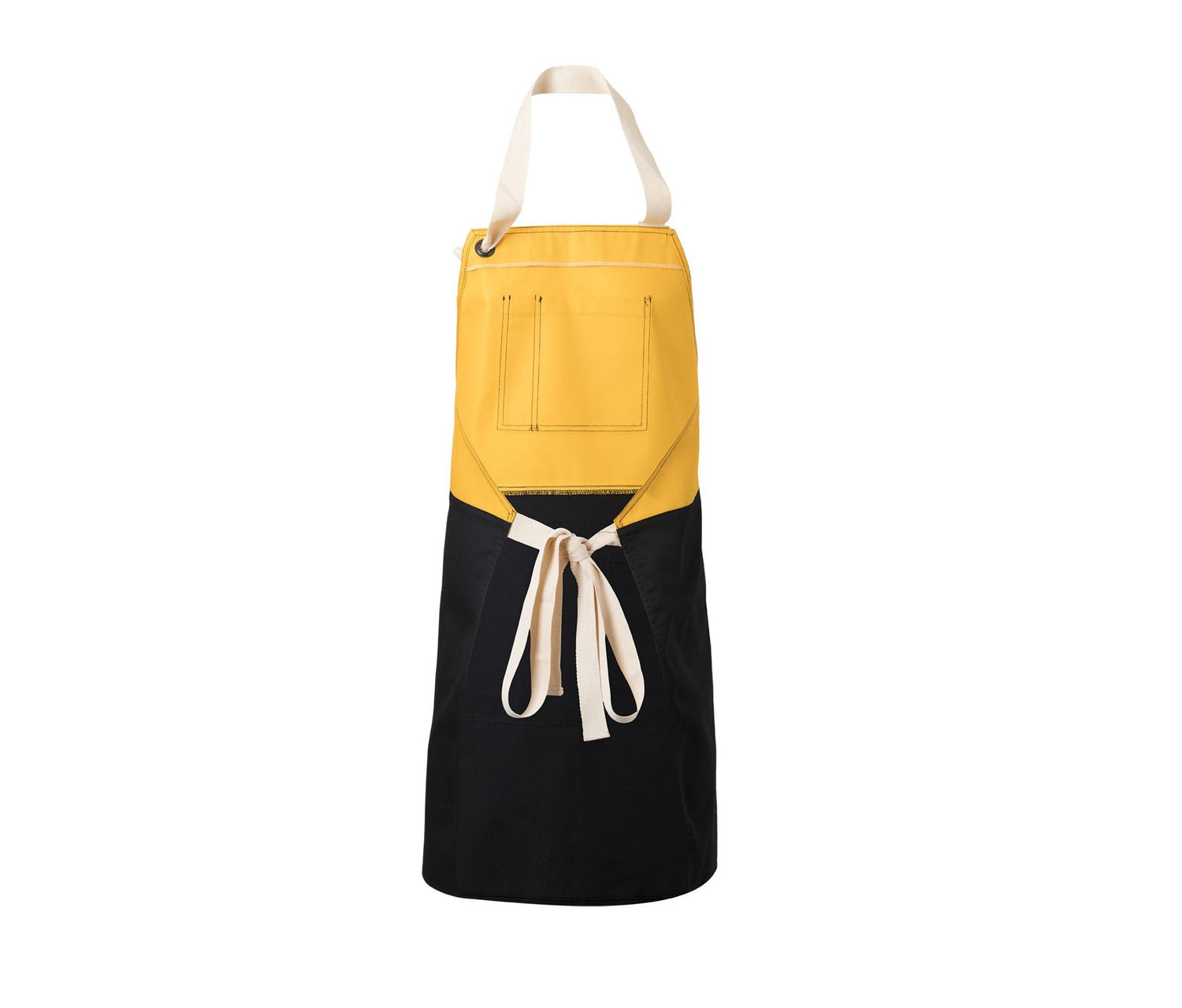 Two-toned bib apron