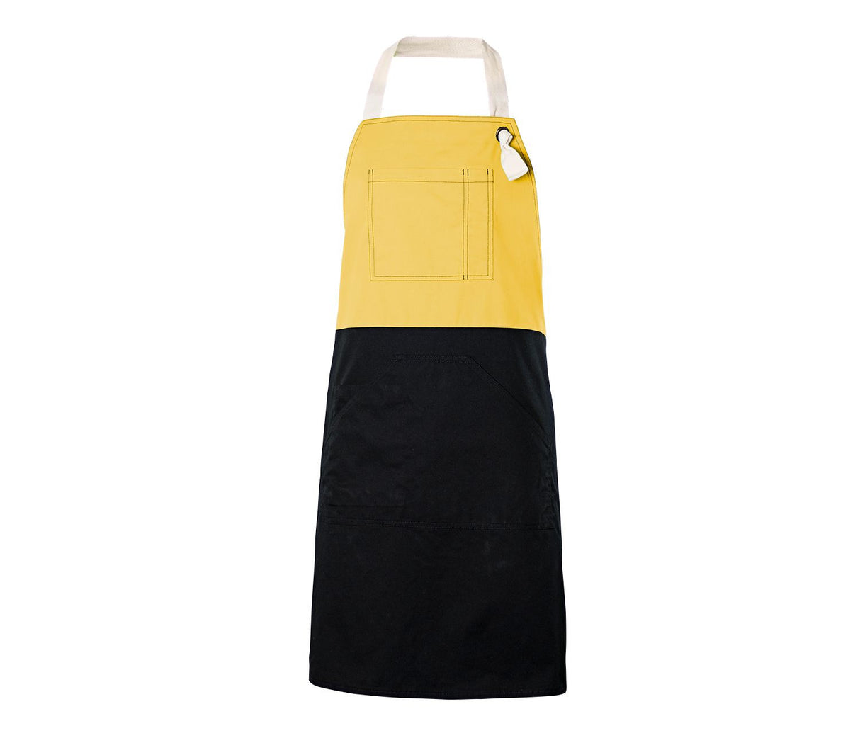 Two-toned bib apron