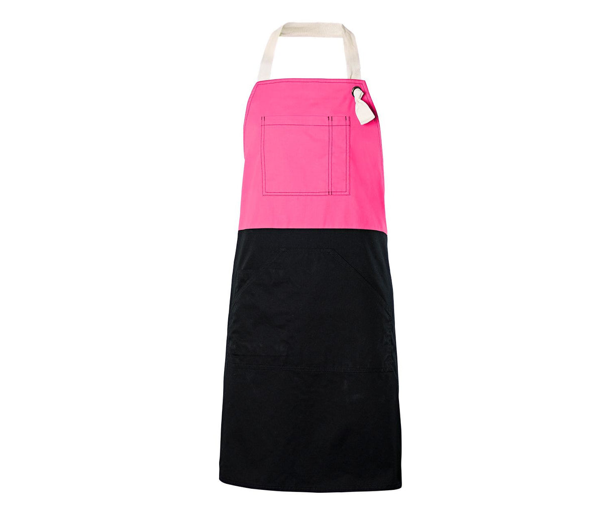 Two-toned bib apron