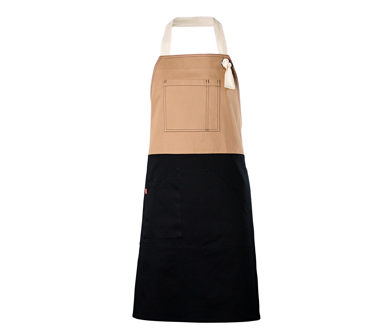 Two-toned bib apron