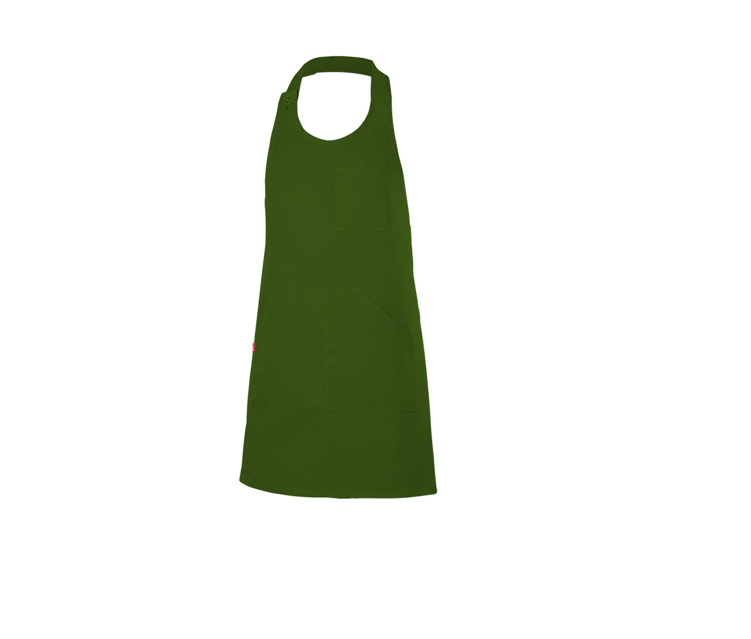 VELILLA SHORT BUTTONED BIB APRON