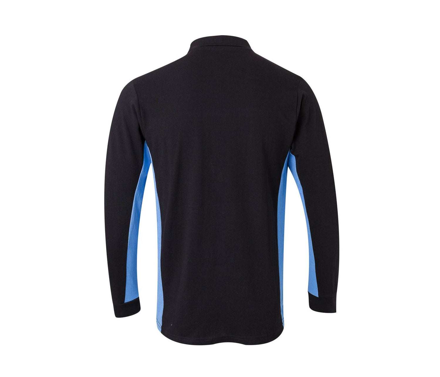 VELILLA TWO-TONE LONG-SLEEVE POLO SHIRT