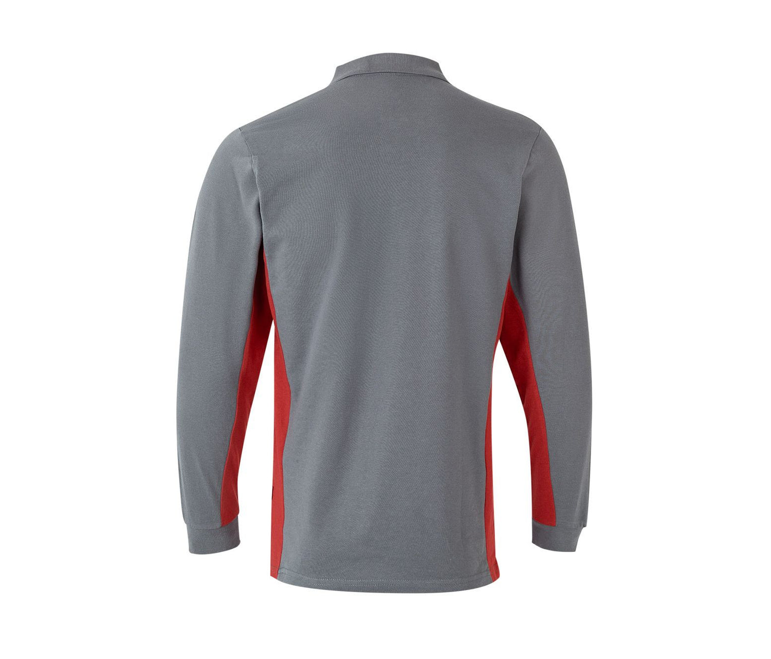 VELILLA TWO-TONE LONG-SLEEVE POLO SHIRT