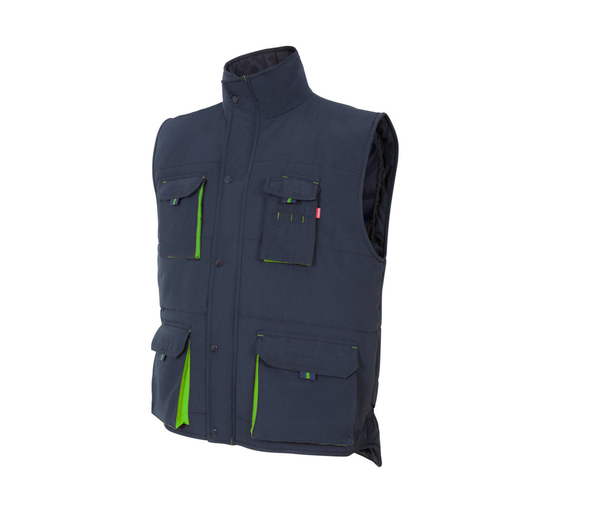 VELILLA TWO-TONE MULTI-POCKET PADDED VEST