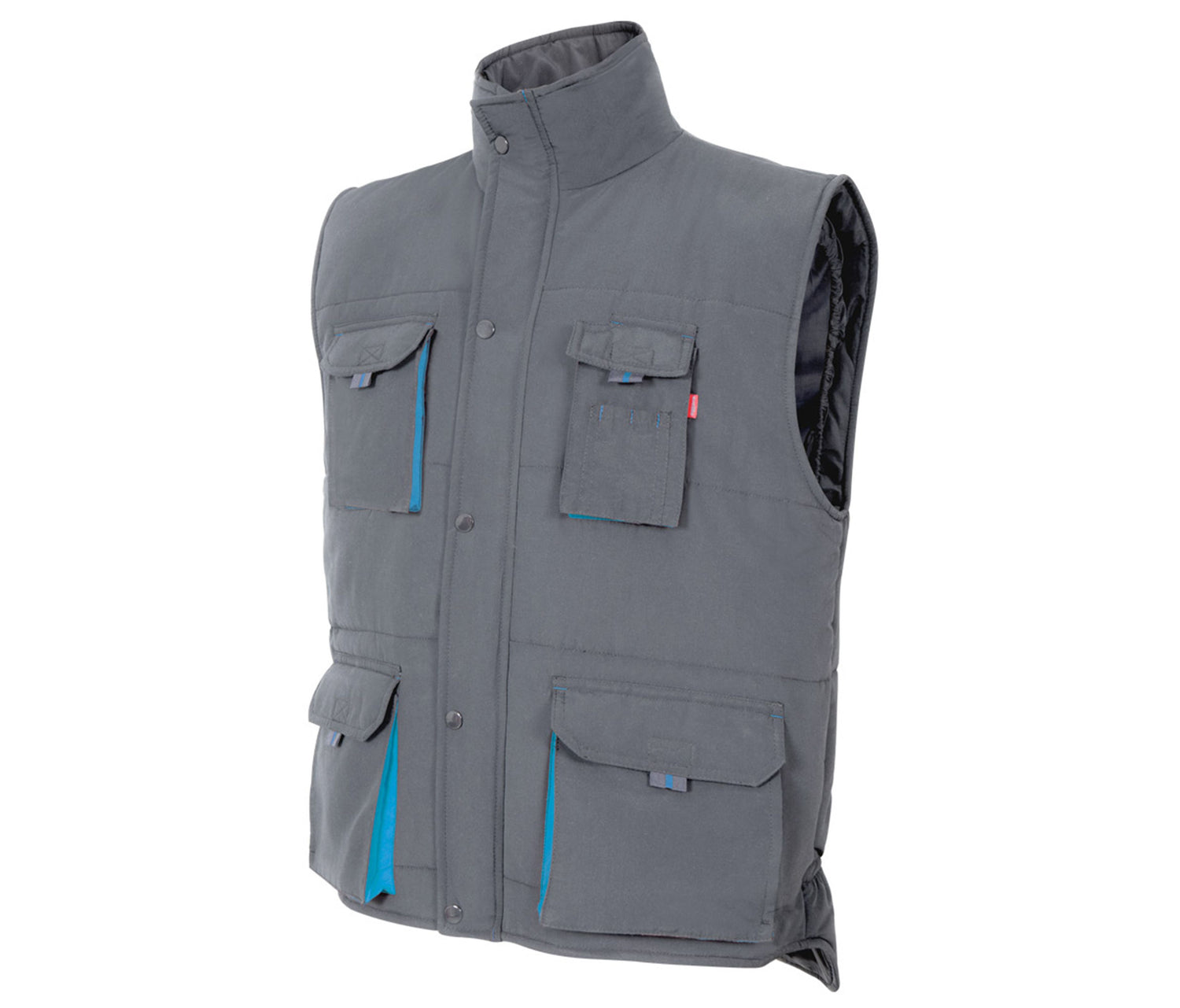 VELILLA TWO-TONE MULTI-POCKET PADDED VEST