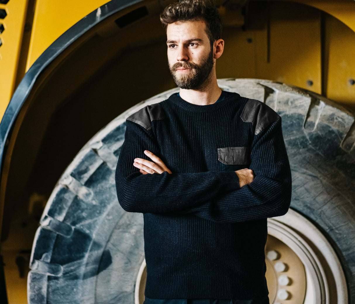 VELILLA CREW NECK CHUNKY-KNIT JUMPER