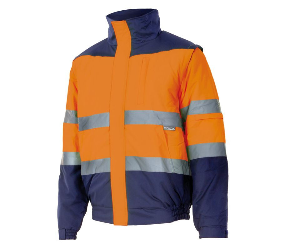 VELILLA TWO-TONE HIGH VISIBILITY PADDED JACKET