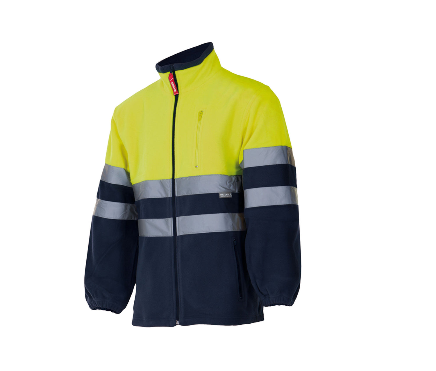 VELILLA TWO-TONE HIGH VISIBILITY FLEECE JACKET