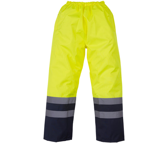 HI-VIS TWO-TONE WATERPROOF OVERTROUSERS