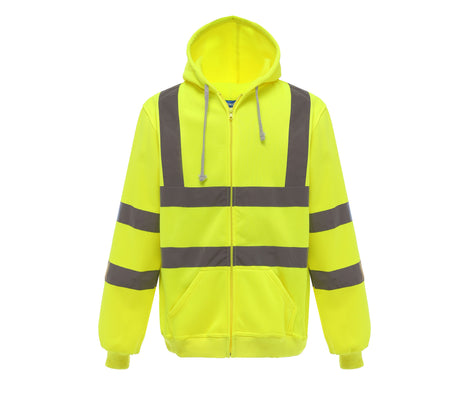 HI-VIS ZIP HOODIE