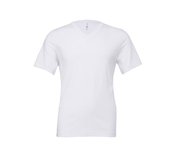 Unisex V-Neck Jersey Tee