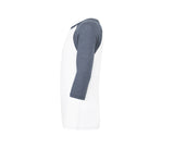 BELLA + CANVAS Unisex 3/4 Sleeve Baseball Tee