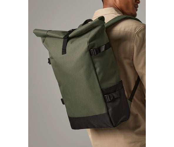 BAG BASE BLOCK ROLL-TOP BACKPACK