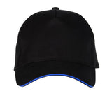 BLACK&MATCH CASQUETTE 5 PANS