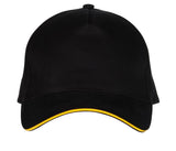 BLACK&MATCH CASQUETTE 5 PANS