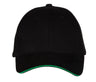 BLACK&MATCH CASQUETTE 6 PANS