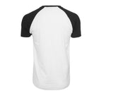 BUILD YOUR BRAND RAGLAN CONTRAST TEE