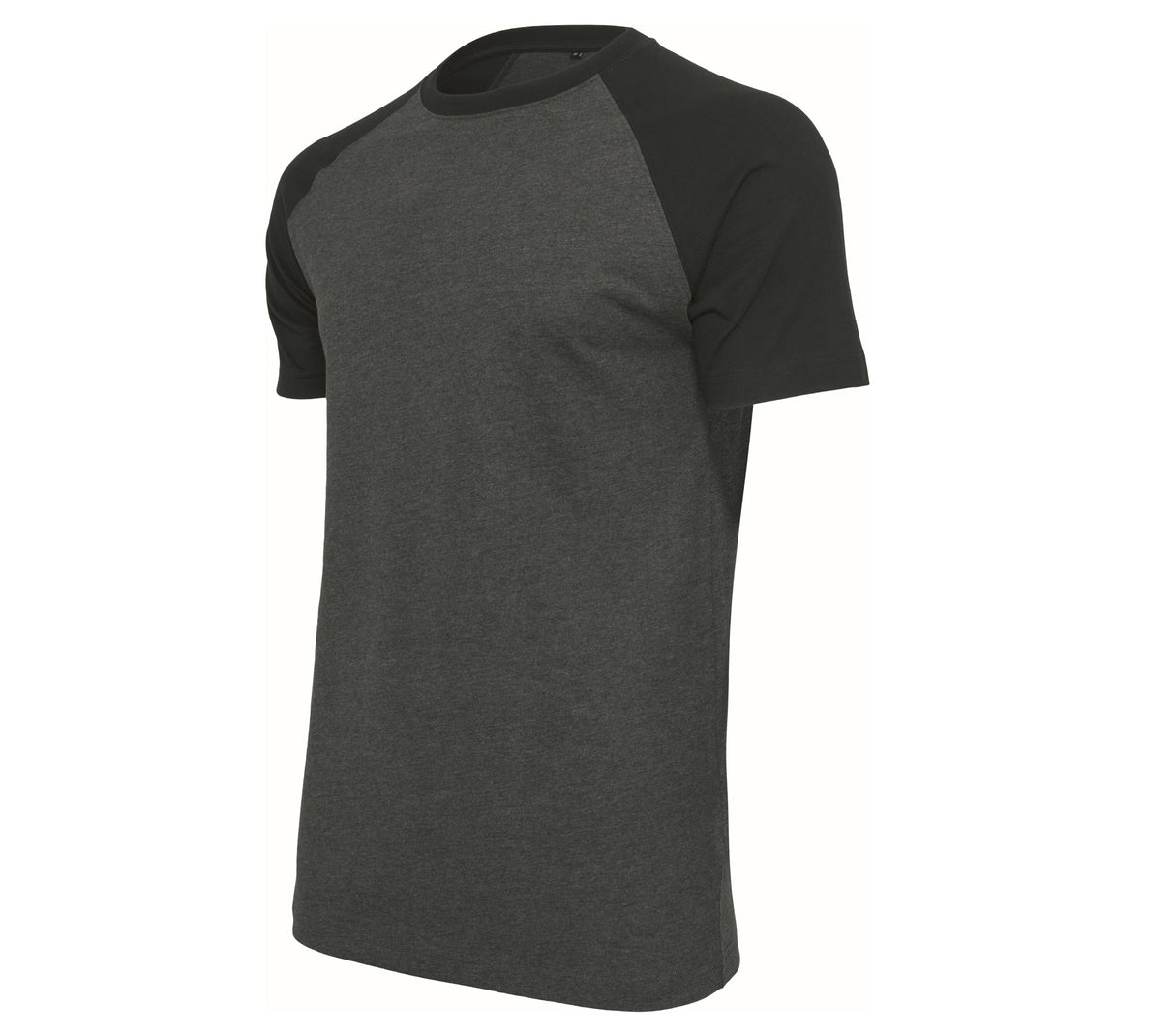 BUILD YOUR BRAND RAGLAN CONTRAST TEE