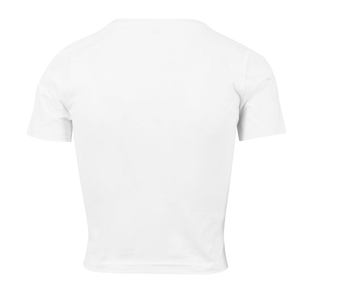 BUILD YOUR BRAND LADIES CROPPED TEE