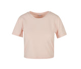 BUILD YOUR BRAND LADIES CROPPED TEE