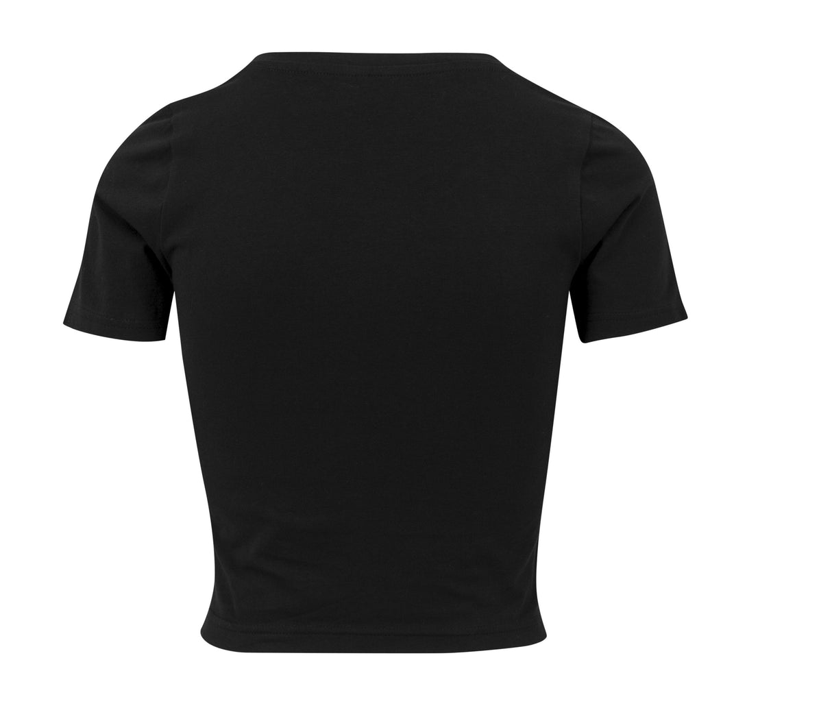 BUILD YOUR BRAND LADIES CROPPED TEE