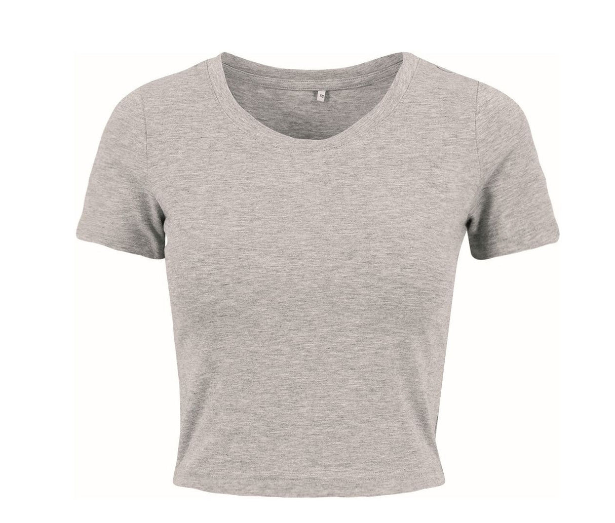 BUILD YOUR BRAND LADIES CROPPED TEE